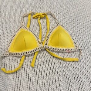 Victoria's Secret Yellow Bikini Top